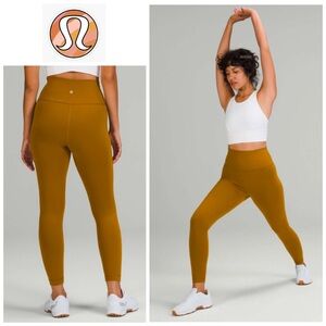 Lululemon Sz 6 Wunder Train High-Rise Tight *25" in Gold Spice